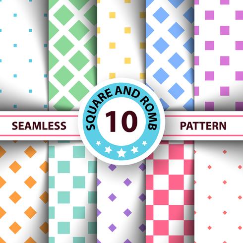 Color Square Merry Christmas Pattern Download Free
