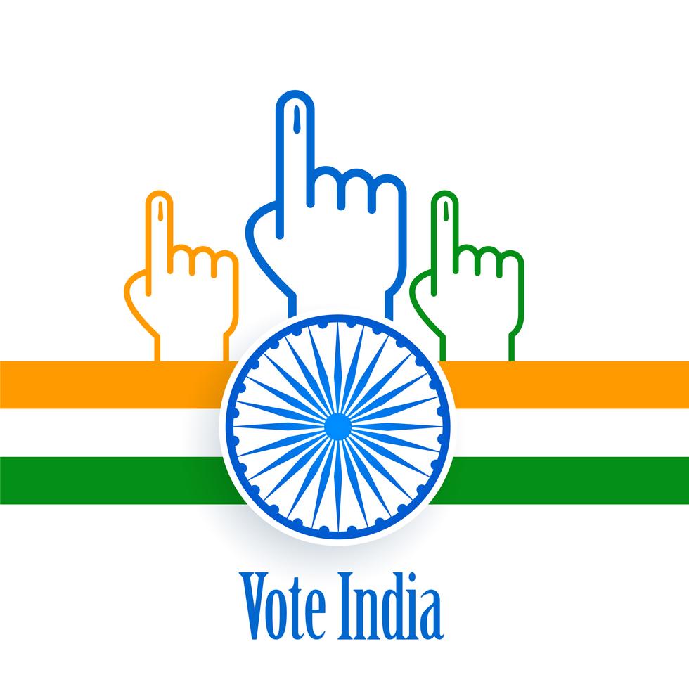 Election And Vote India Concept Poster Design Download Free Vector election-and-vote-india-concept-poster-design-download-free-vector