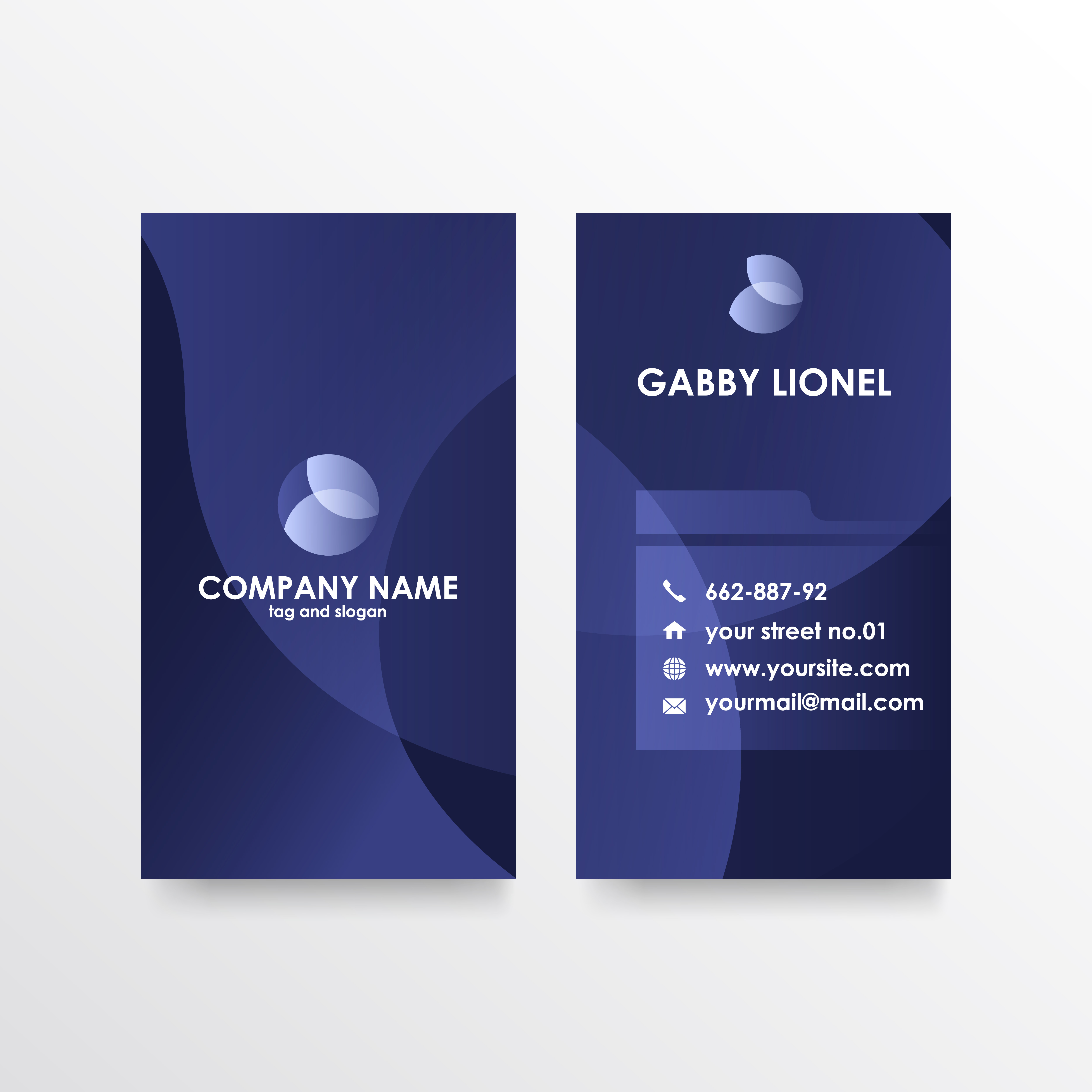 Download Creative and elegant double sided business card template ...