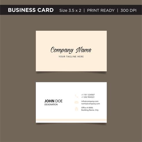 Modern colorful creative business card and name card, horizontal simple clean template vector design 