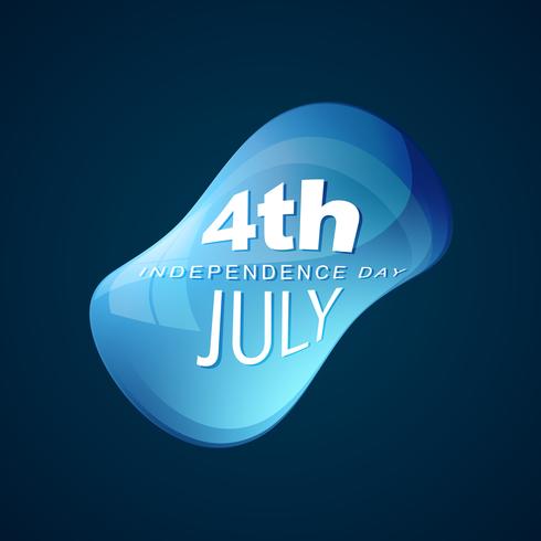 4th of july design vector