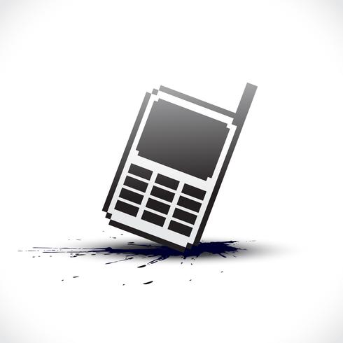 vector pixel phone