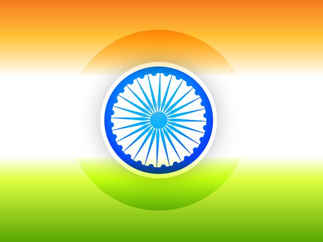 indian flag design illustration vector