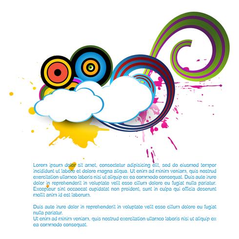 cloud art vector