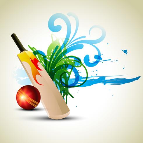 vector cricket background