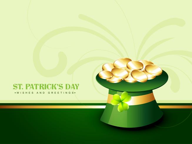 saint patrick's day hat vector