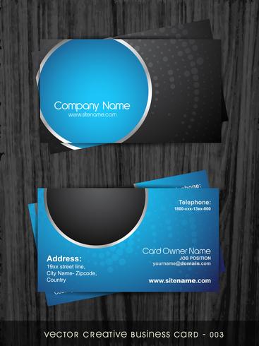 dark business card vector