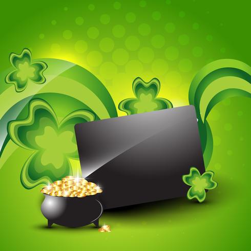 st. patrick day background vector