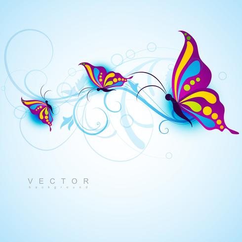 diseño creativo de la mariposa vector