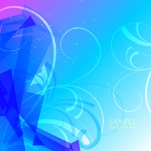 beautiful floral artwork vector