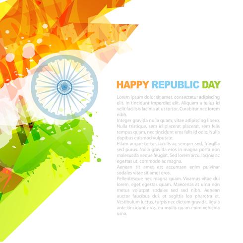 indian flag design vector