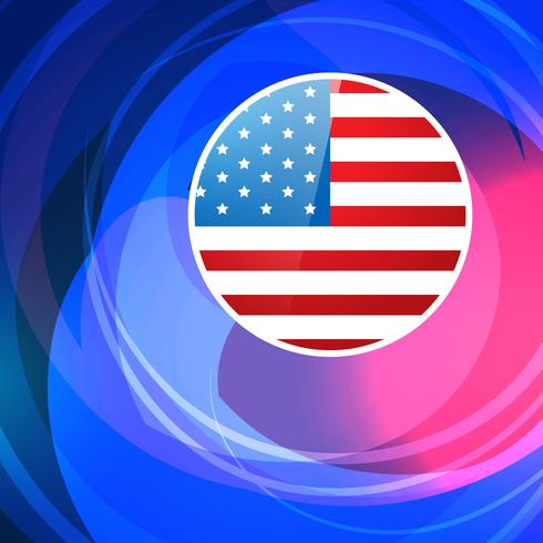 stylish american background vector