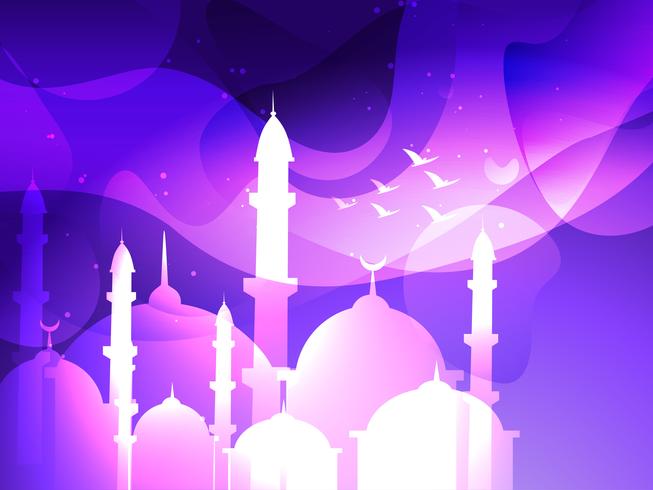 fondo del festival eid vector