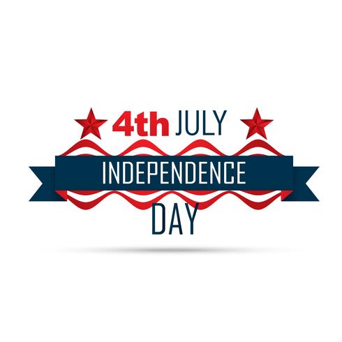 dia de la independencia americana vector