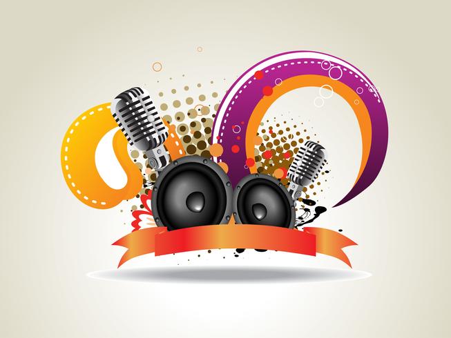 vector artistic mic background 458610 - Download Free Vectors, Clipart