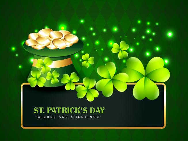 saint patrick's day background vector