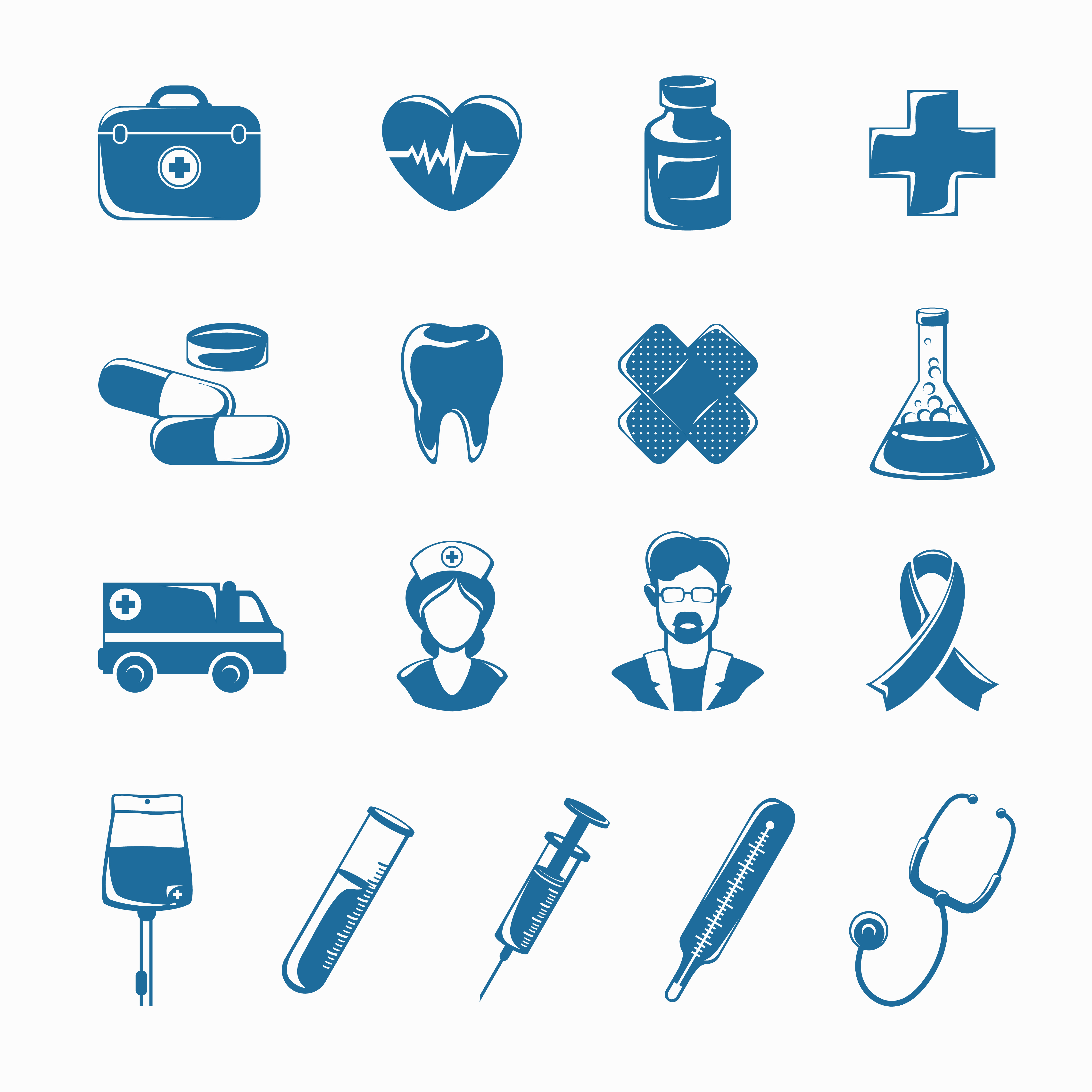 Medicine Icons Set 458674 Vector Art At Vecteezy