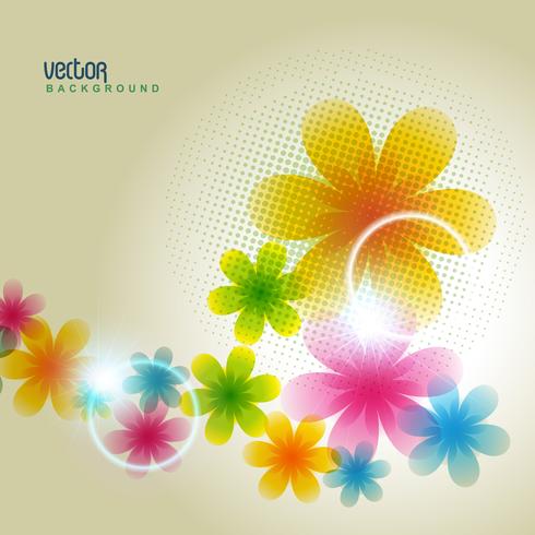 colorful flower vector