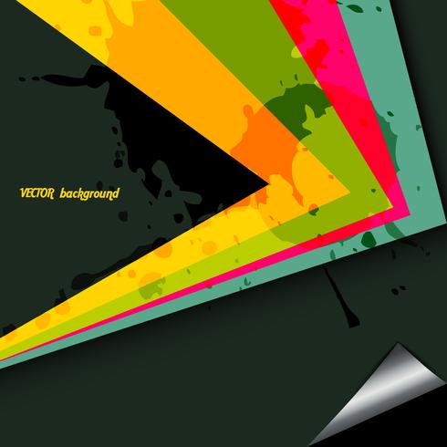 colorful wave vector