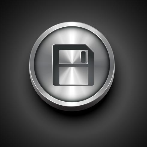 floppy disk icon vector