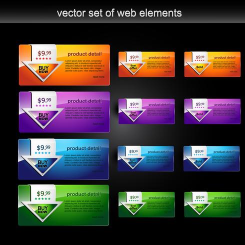 web element set vector