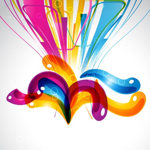 abstract colorful stylish design vector