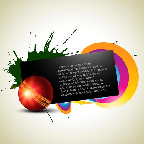 cricket background vector