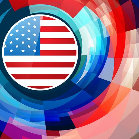 american independence day background vector