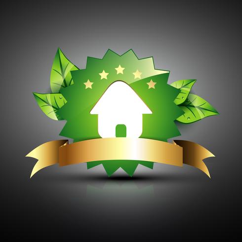 eco icon vector