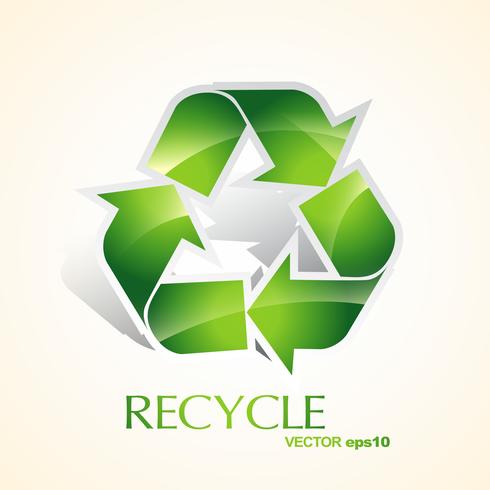 green recycle vector