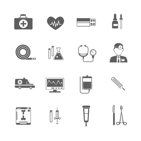 Simple icono medico vector