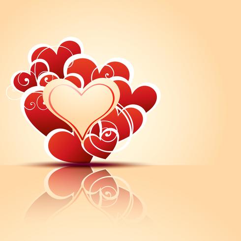 heart background vector