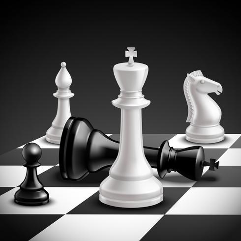 Chess Game Realistic vector