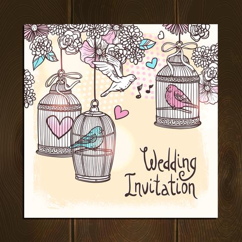 Wedding Invitation Card vector