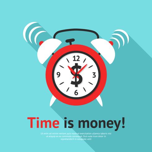 Alarm Clock Poster vector