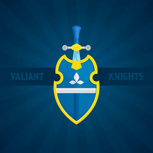 Sword And Shield Icon vector