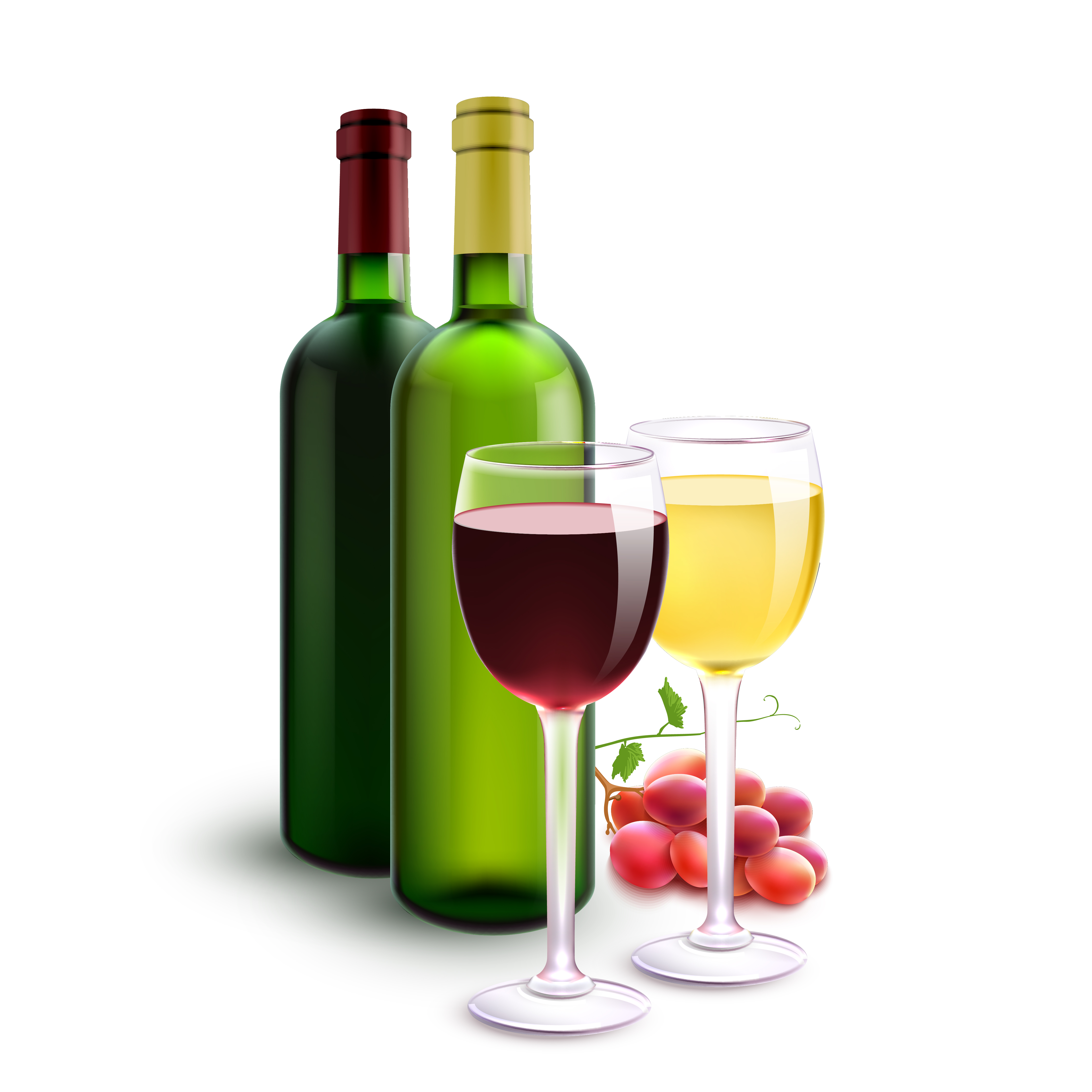 Red And White Wines 459188 Vector Art at Vecteezy