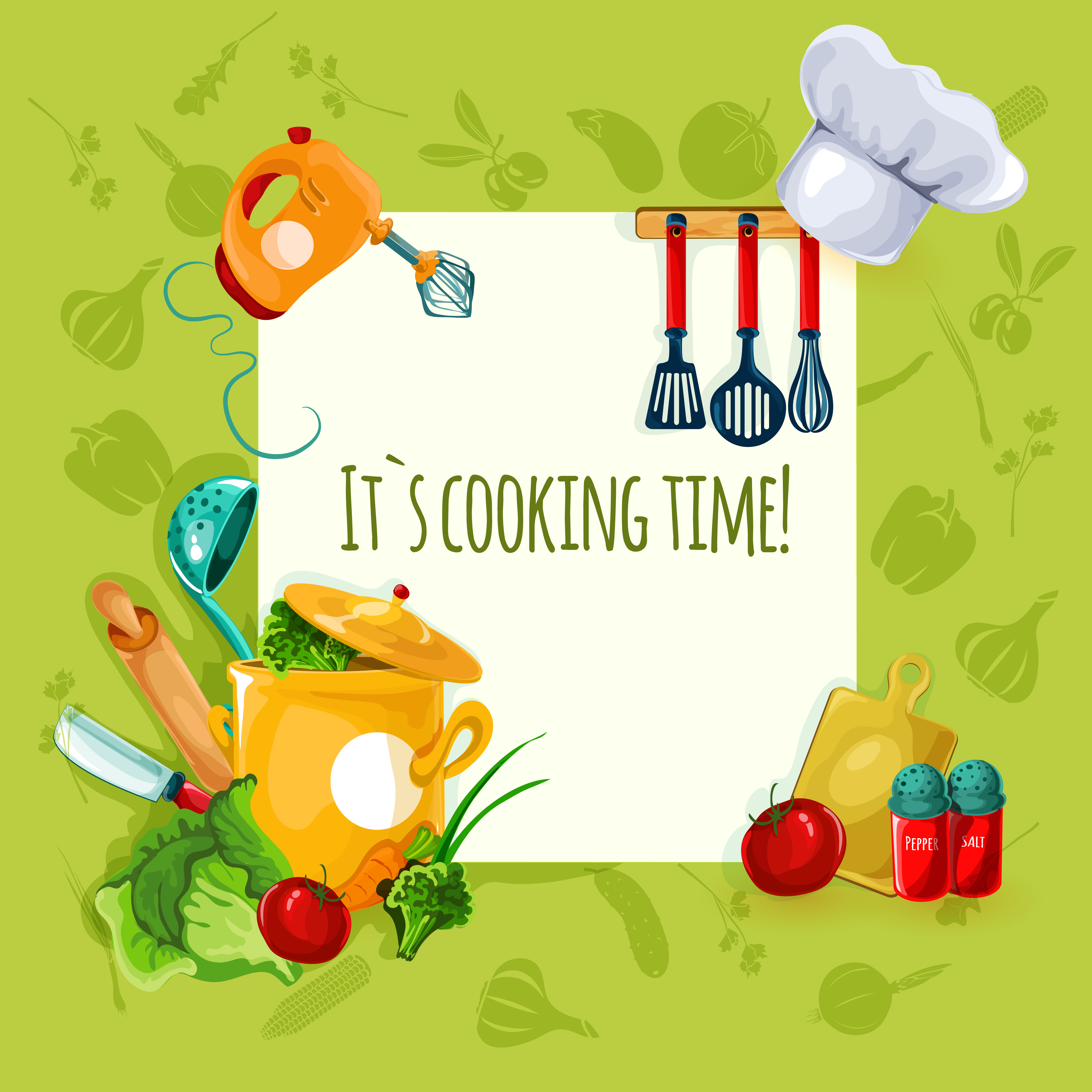 background design for cooking presentation