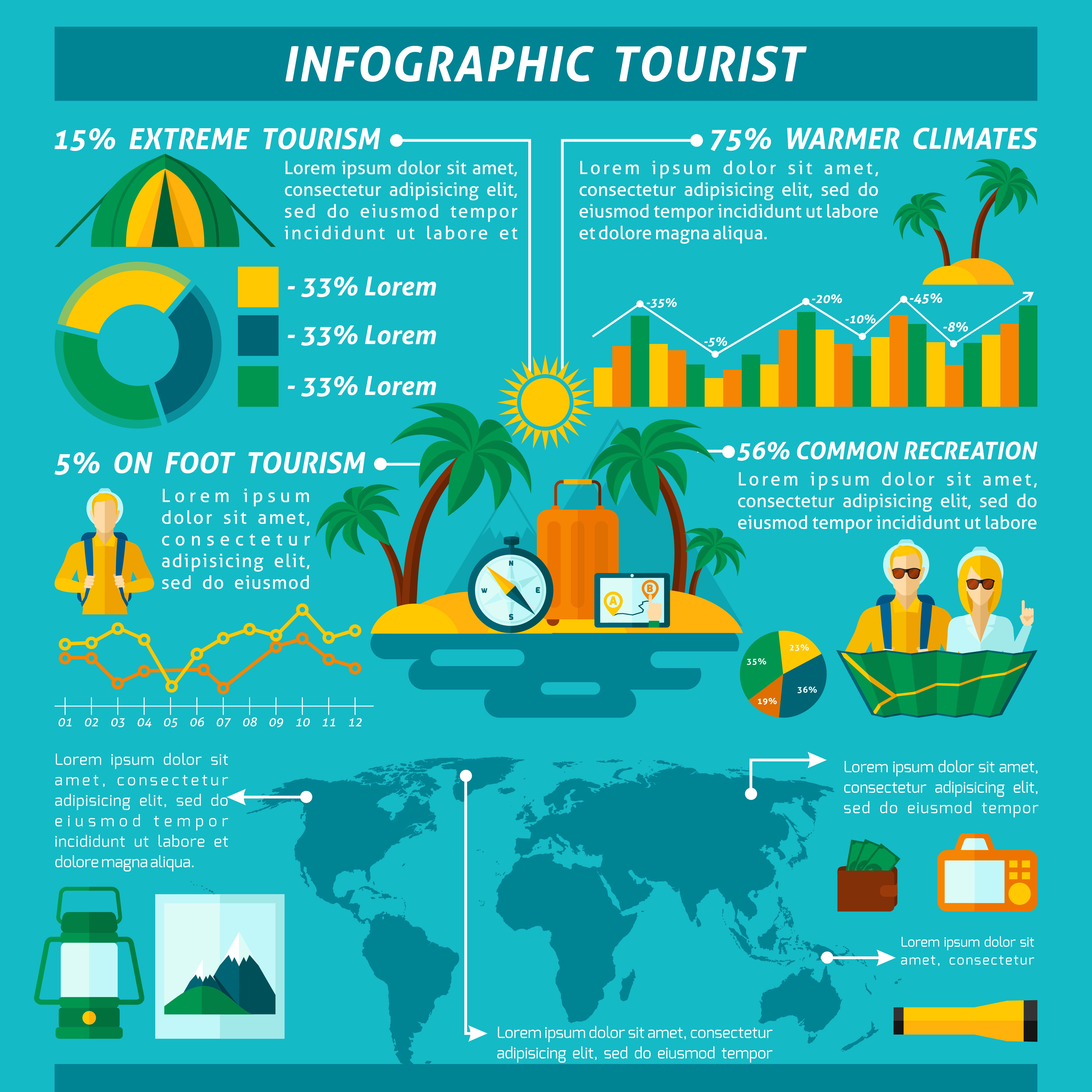 infographics of tourism