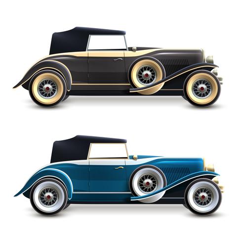 Retro Car Set vector