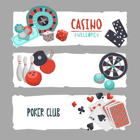 Game design banner vector
