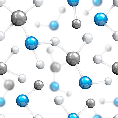 Patrón molecular sin fisuras vector