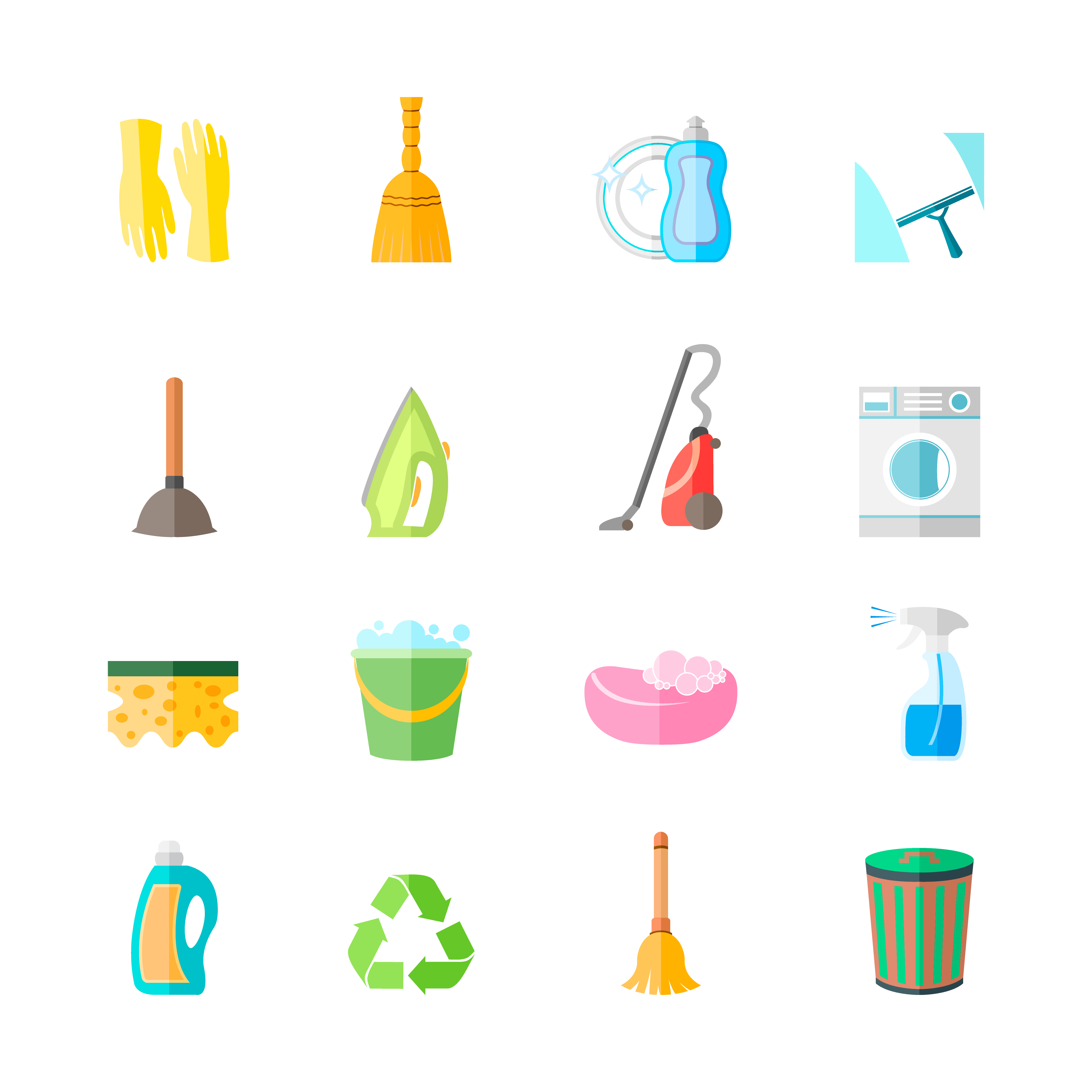cleaning vector icons cleaning vector icons