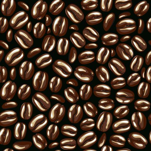 Coffee seamless pattern vector