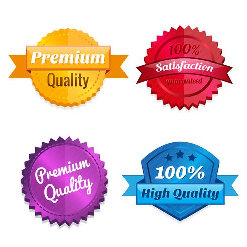 Set of product offer emblems vector