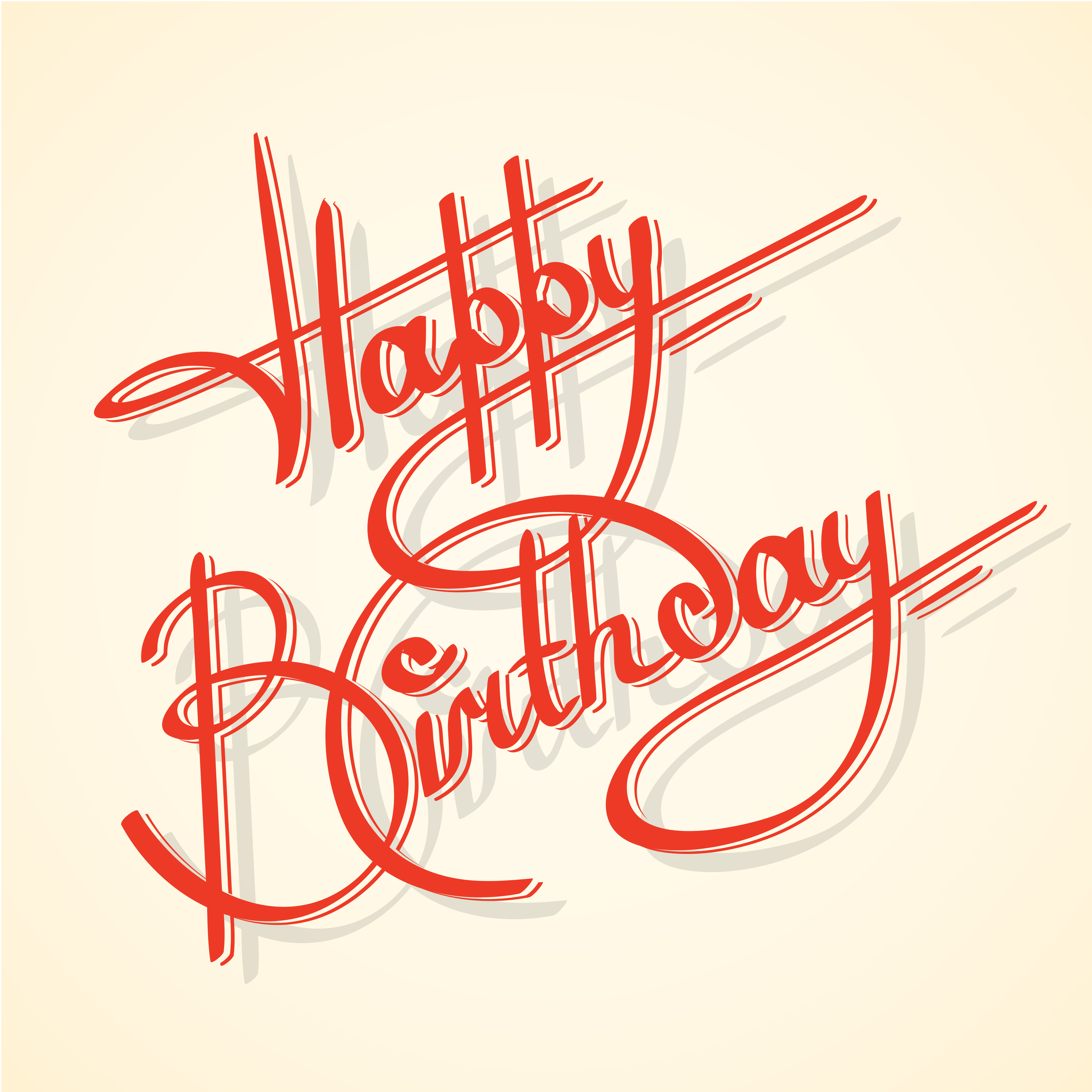 Download Calligraphy happy birthday - Download Free Vectors ...