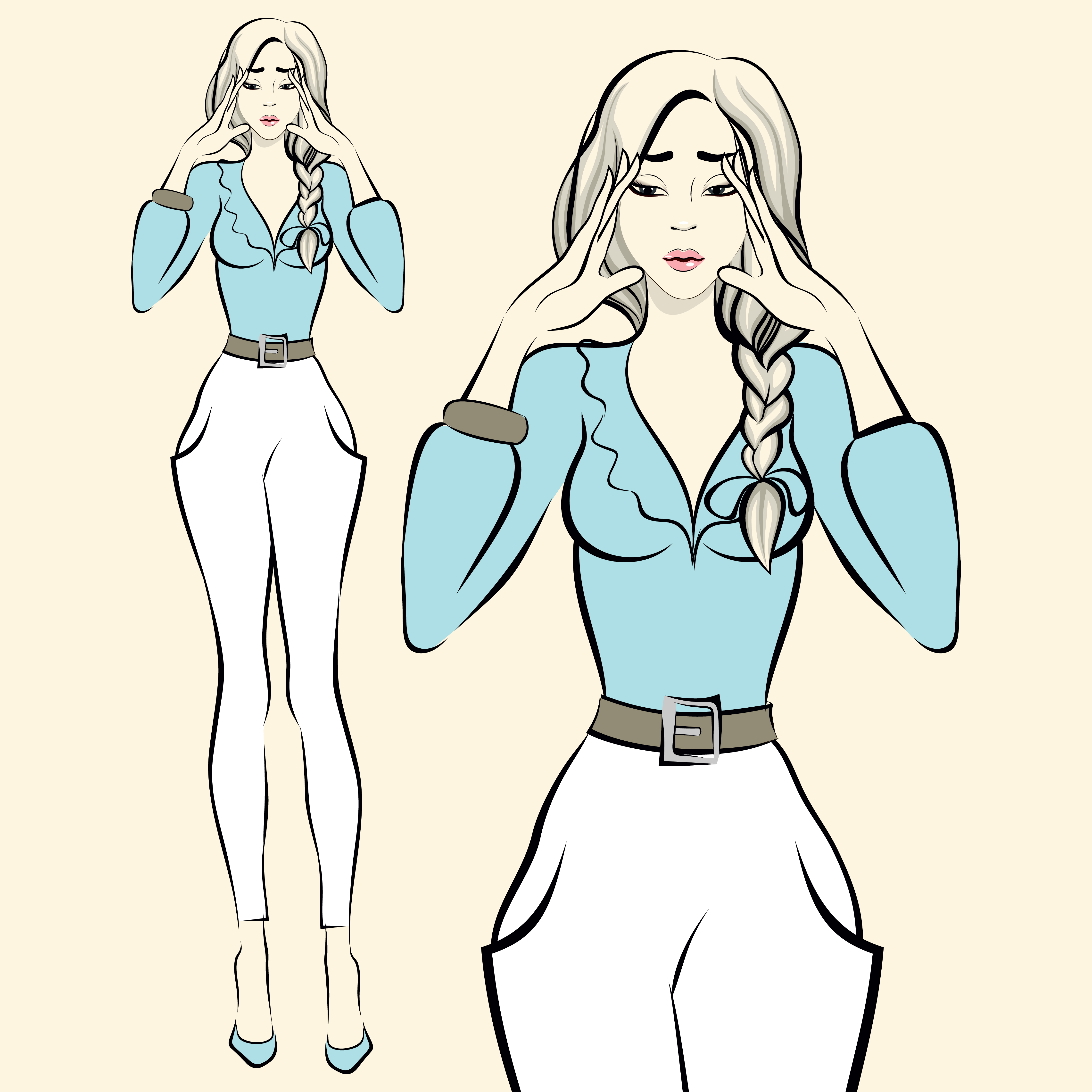 Download Sexy woman emotion 460555 - Download Free Vectors, Clipart ...