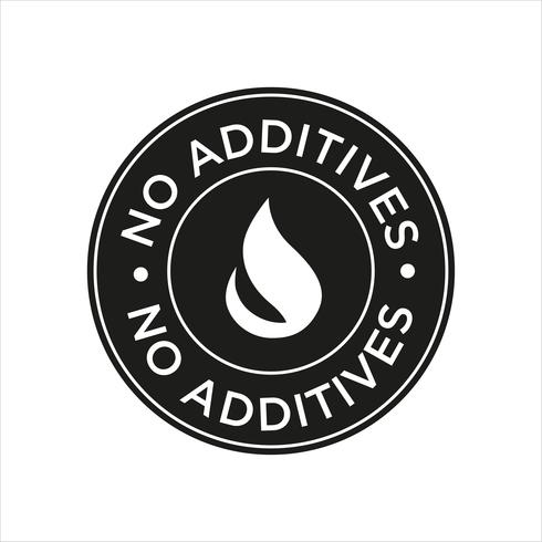 No Additives icon vector