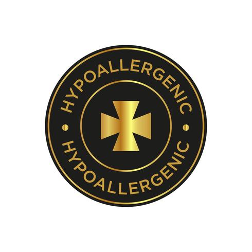 Hypoallergenic icon vector