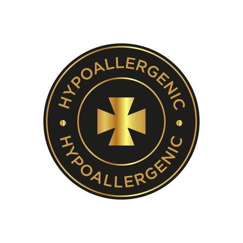 Hypoallergenic icon vector